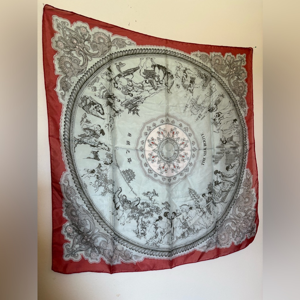 Vintage Silk Scarf